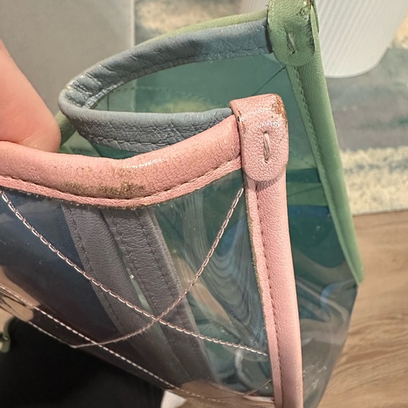 Lambskin and PVC Coco Splash Shopping Bag - Picture 7 of 7